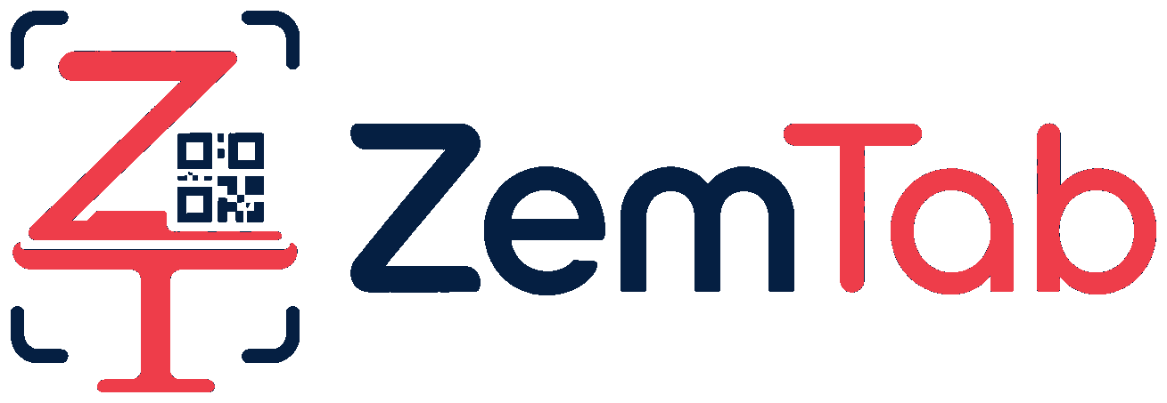 ZemTab Logo - QR Menu, Table and Room Ordering System